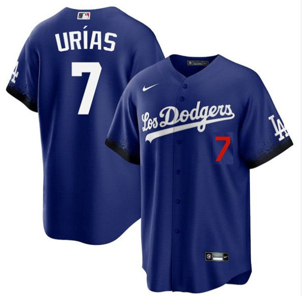 Julio Urias Los Angeles Dodgers royal City Connect jersey