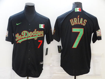 Julio Urias Los Angeles Dodgers black jersey