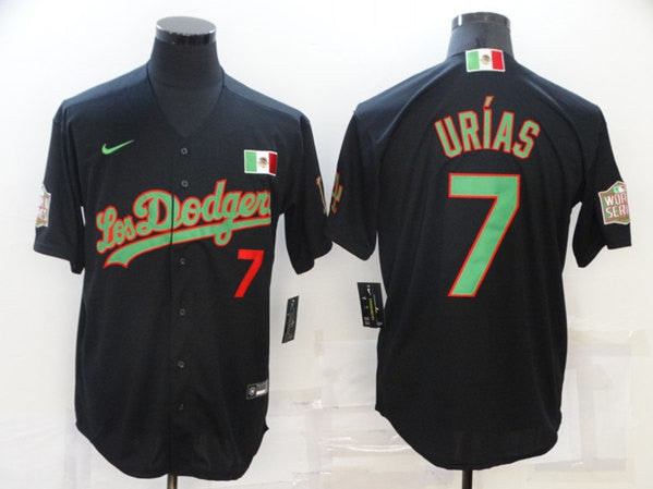 Julio Urias Los Angeles Dodgers black jersey
