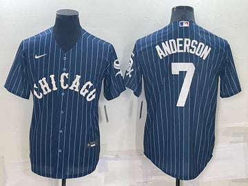 Tim Anderson Los Angeles Dodgers navy jersey