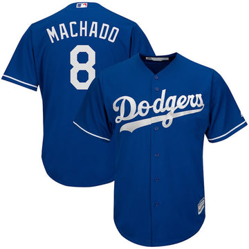 Manny Machado Los Angeles Dodgers blue jersey