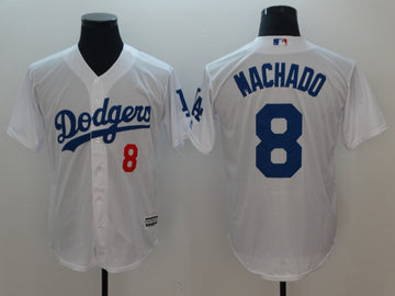 Manny Machado Los Angeles Dodgers white jersey