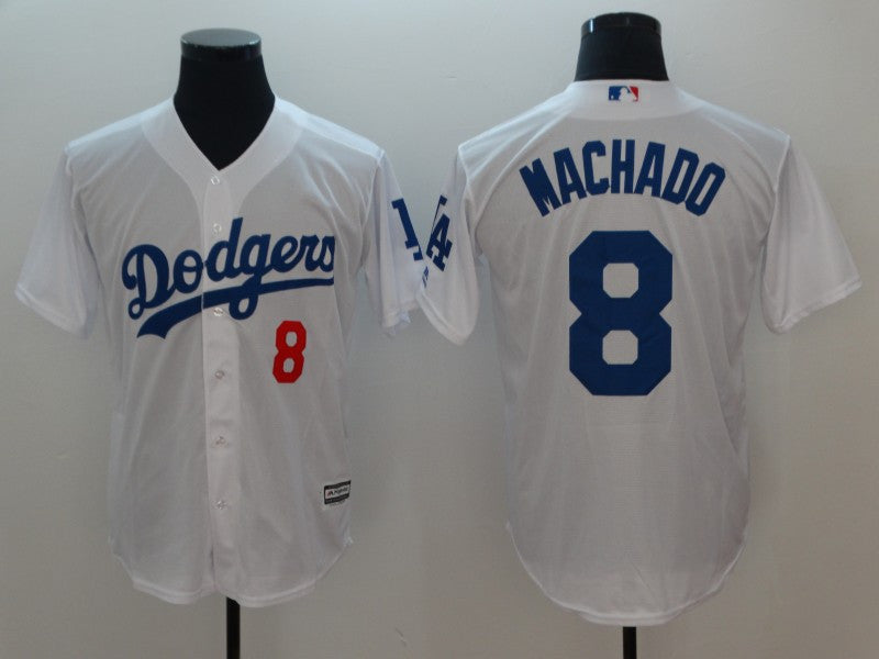 Manny Machado Los Angeles Dodgers white jersey