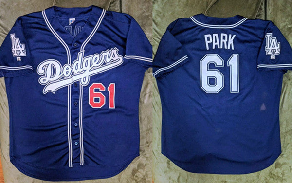 Custom Los Angeles Dodgers blue jersey