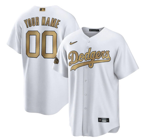Custom Los Angeles Dodgers white All-Star jersey