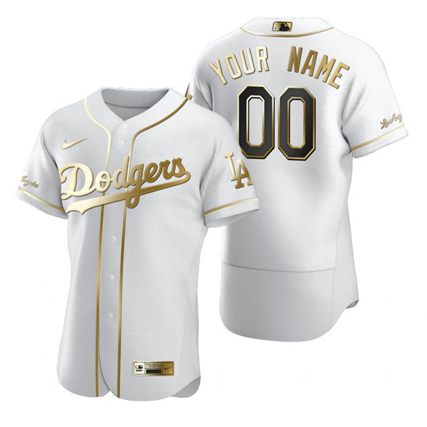 Active White Los Angeles Dodgers golden jersey