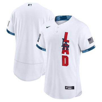 Custom Los Angeles Dodgers white All-Star jersey