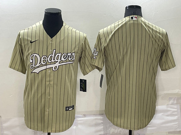 Custom Los Angeles Dodgers cream jersey
