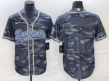 Blank Gray Los Angeles Dodgers camo Camo jersey