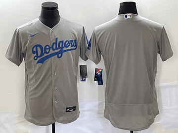 Custom Los Angeles Dodgers gray jersey