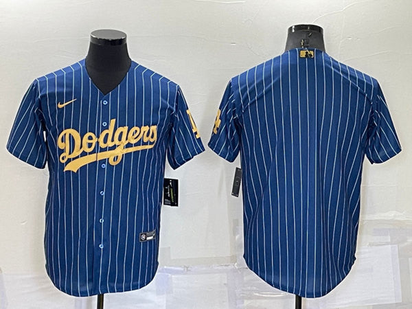 Custom Los Angeles Dodgers navy jersey