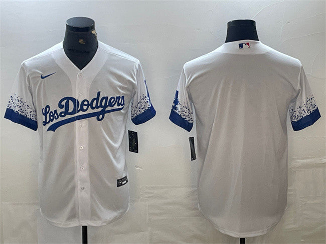 Custom Los Angeles Dodgers white City Connect jersey