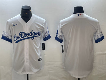 Custom Los Angeles Dodgers white City Connect jersey