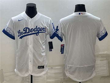 Custom Los Angeles Dodgers white City Connect jersey