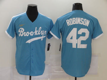 Los Angeles Dodgers blue Throwback jersey