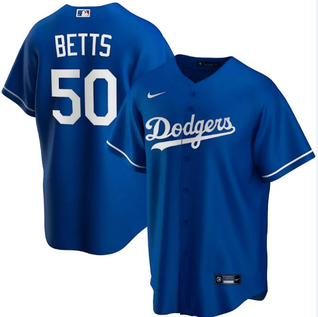 Los Angeles Dodgers blue jersey