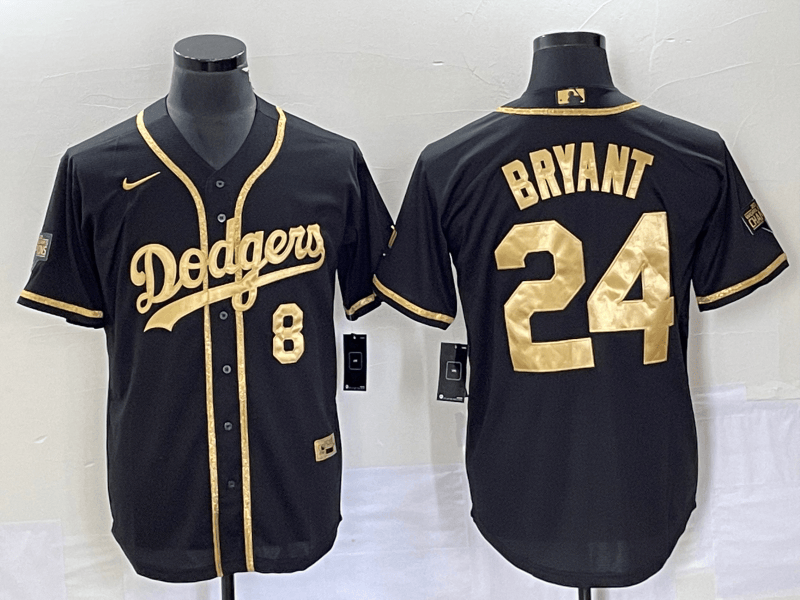 Front Back Los Angeles Dodgers black jersey