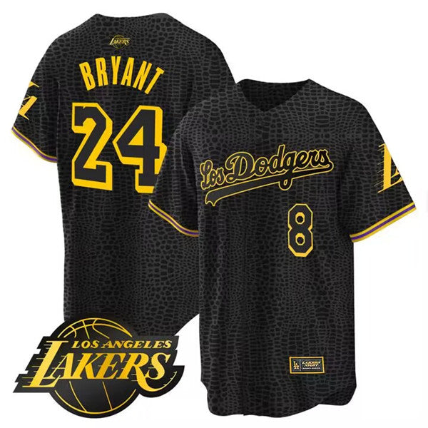Front Back Los Angeles Dodgers black jersey