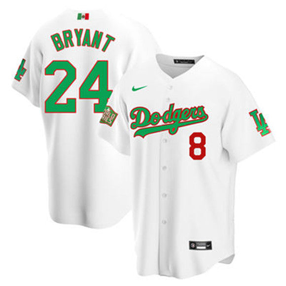 Front Back Los Angeles Dodgers white jersey