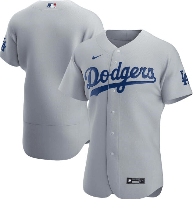 Los Angeles Dodgers grey jersey