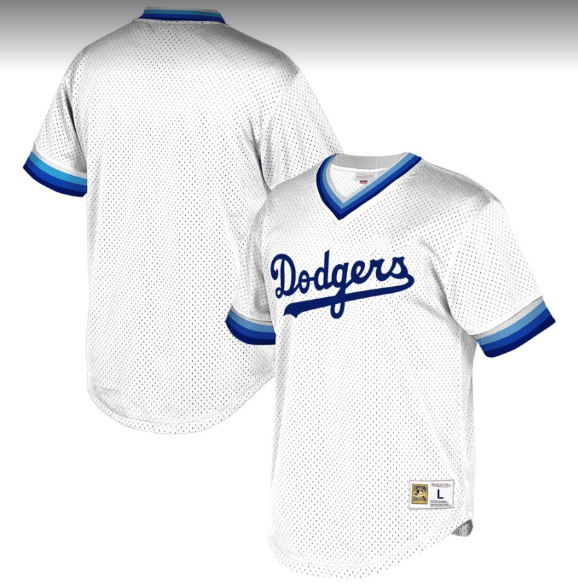 Los Angeles Dodgers white jersey