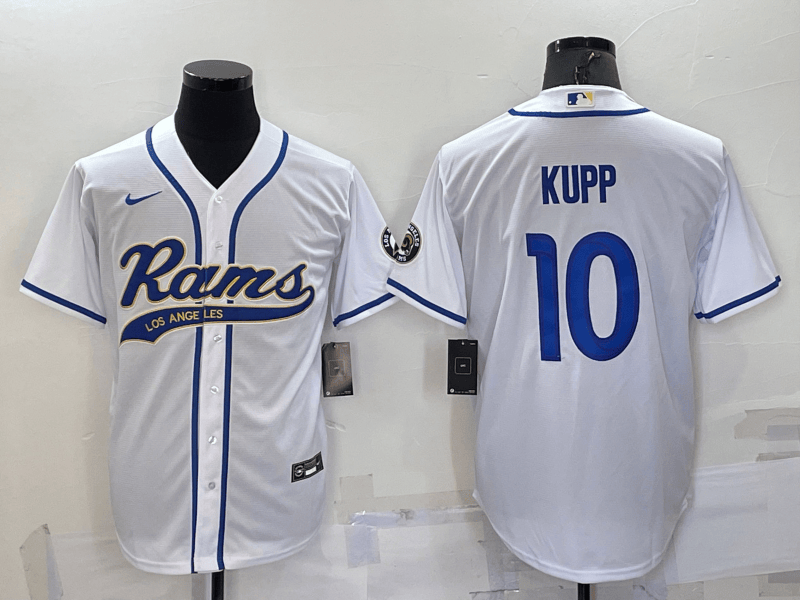 Cooper Kupp Los Angeles Rams white jersey