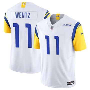Carson Wentz Los Angeles Rams white Untouchable jersey