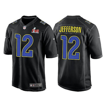 Van Jefferson Los Angeles Rams black Game jersey
