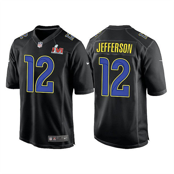 Van Jefferson Los Angeles Rams black Game jersey