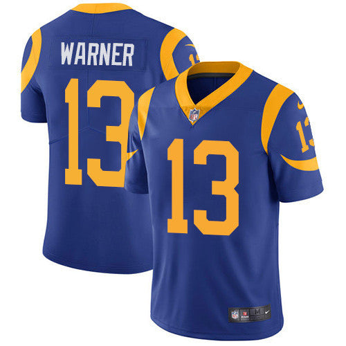 Kurt Warner Los Angeles Rams royal Untouchable jersey