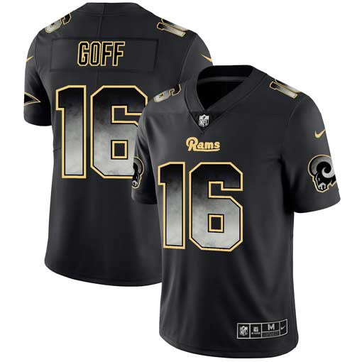 Jared Goff Los Angeles Rams black Limited jersey