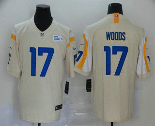 Robert Woods Los Angeles Rams cream Vapor jersey