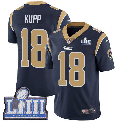 Cooper Kupp Los Angeles Rams navy Vapor jersey