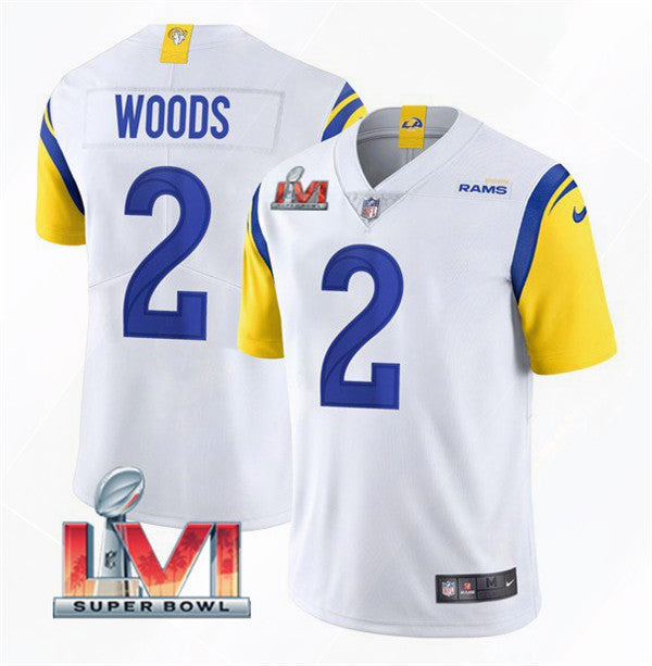 Robert Woods Los Angeles Rams white Vapor jersey