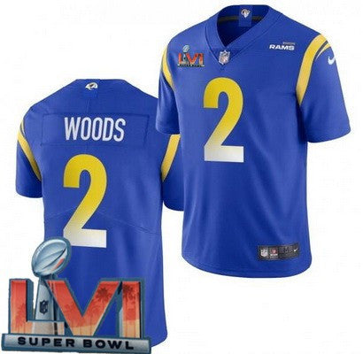 Robert Woods Los Angeles Rams blue Vapor jersey
