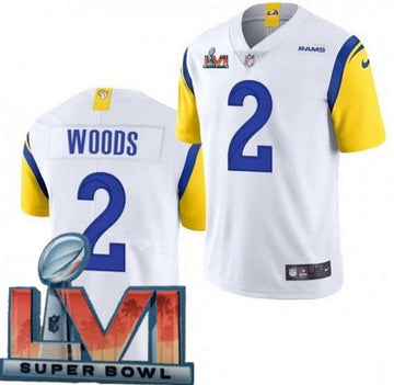 Robert Woods Los Angeles Rams white Vapor jersey