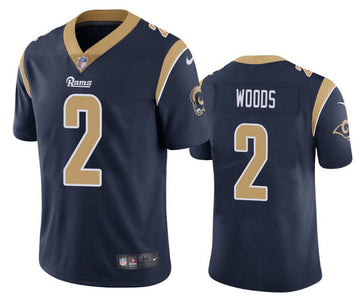Robert Woods Los Angeles Rams navy Vapor jersey