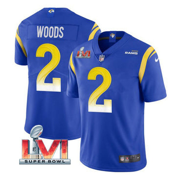 Robert Woods Los Angeles Rams royal Vapor jersey
