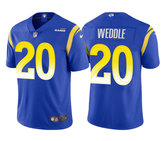 Eric Weddle Los Angeles Rams royal Vapor jersey
