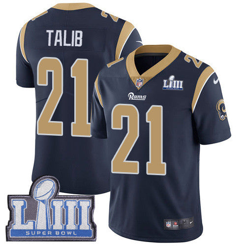 Aqib Talib Los Angeles Rams navy Vapor jersey