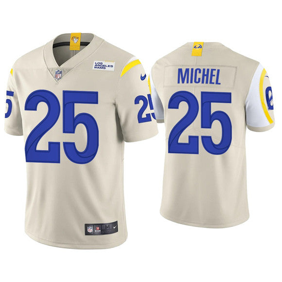 Sony Michel Los Angeles Rams white jersey