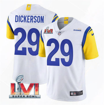 Eric Dickerson Los Angeles Rams white Vapor jersey