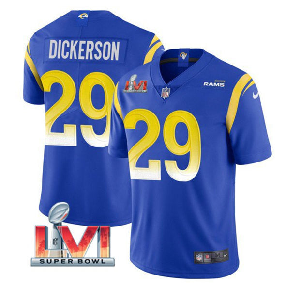 Eric Dickerson Los Angeles Rams royal Vapor jersey