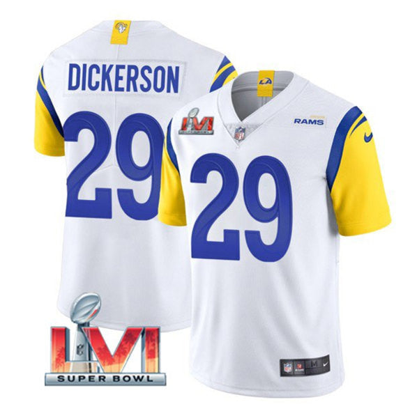 Eric Dickerson Los Angeles Rams white Vapor jersey