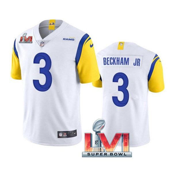 Odell Beckham Jr Los Angeles Rams white Vapor jersey