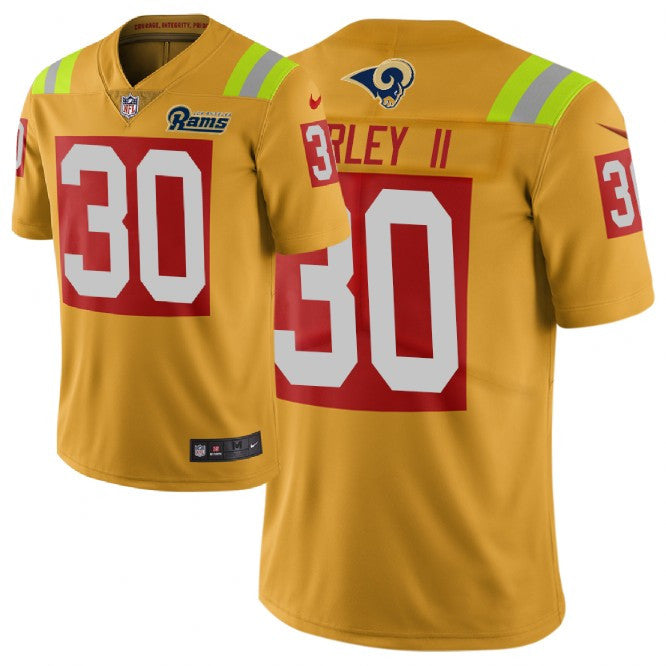 Todd Gurley II Los Angeles Rams gold Limited jersey