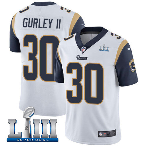 Todd Gurley II Los Angeles Rams white Vapor jersey