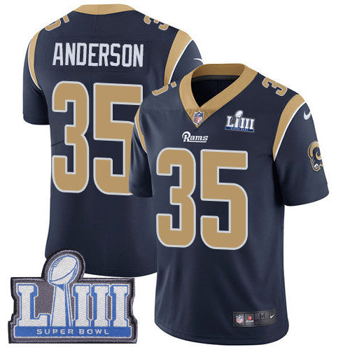 C.J. Anderson Los Angeles Rams navy Vapor jersey