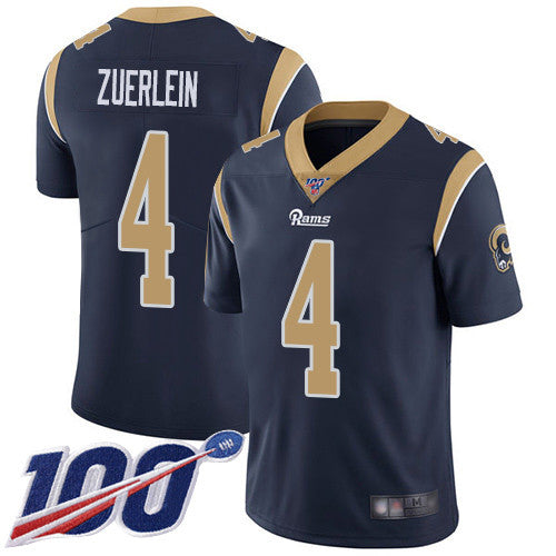 Greg Zuerlein Los Angeles Rams navy Vapor jersey