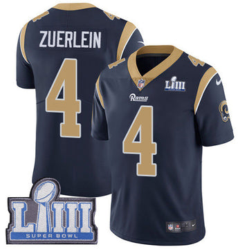 Greg Zuerlein Los Angeles Rams navy Vapor jersey